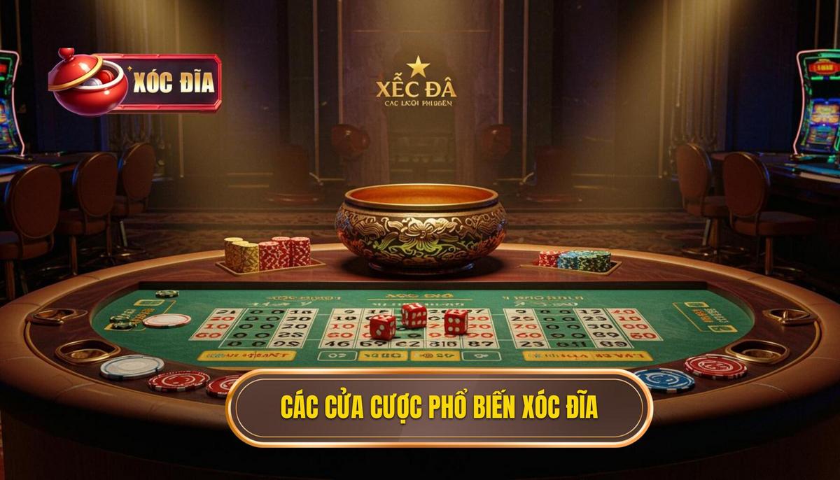 Các Loại Cửa Cược Phổ Biến Trong Xóc Đĩa Trực Tiếp