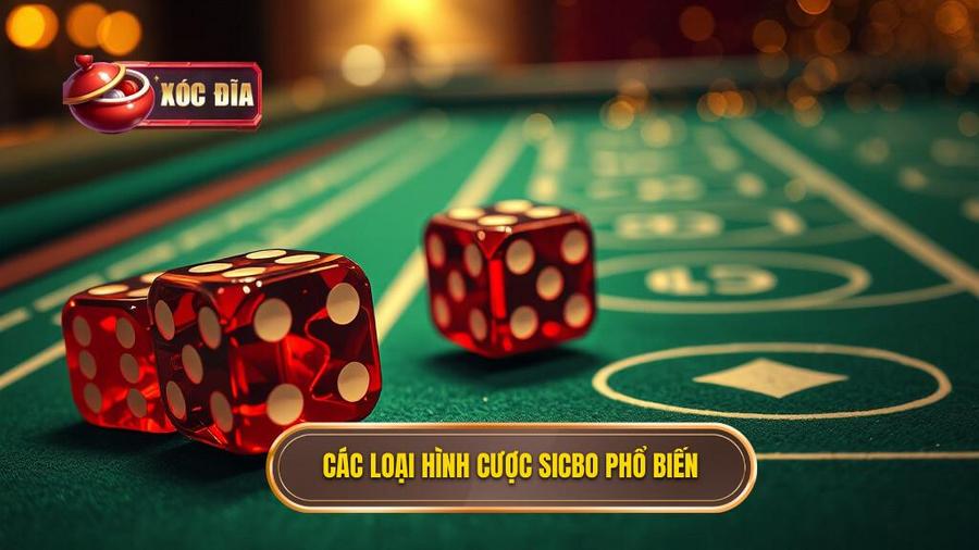 Các loại hình đặt cược phổ biến trong game bài đổi thưởng sicbo